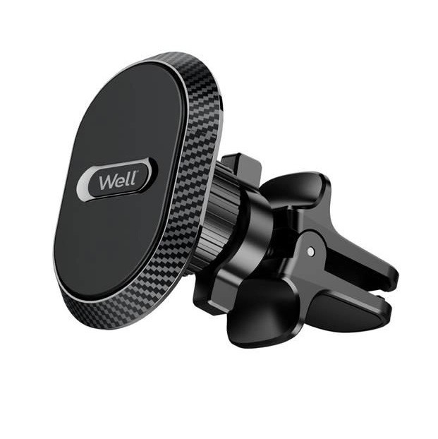 Suport auto magnetic Well, prindere la ventilatie, negru 2