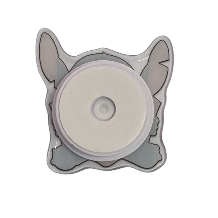 Suport telefon mobil tip popsocket, model Stitch citind 2