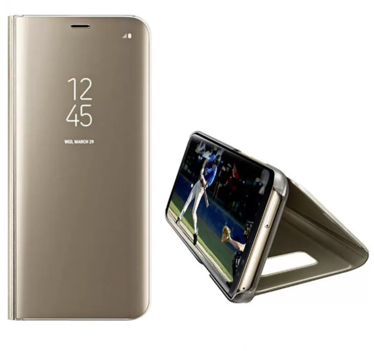 Husa Huawei P20 Mirror Clear View, aurie 2