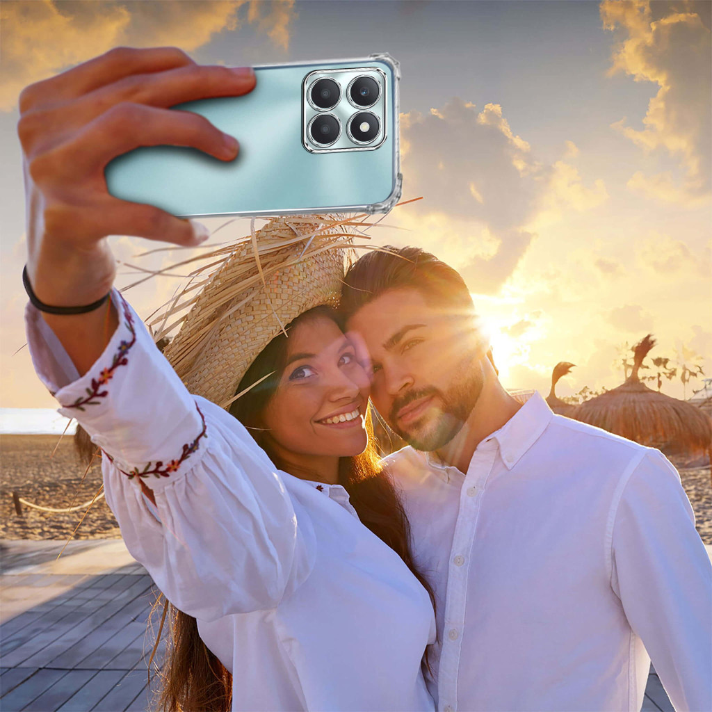 Husa Honor X6A, TPU transparent, intarituri in colturi, protectie camere, grosime 1,5 mm 4