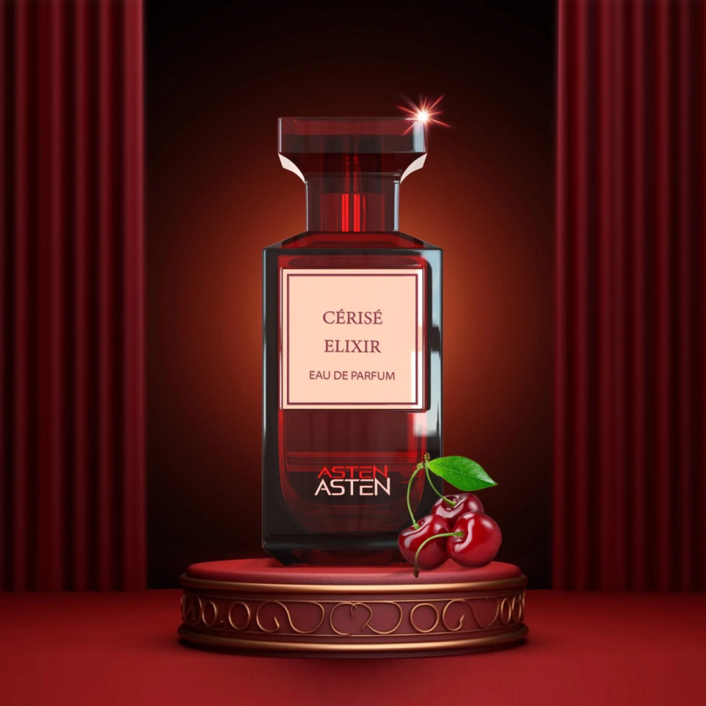 Apa de parfum Cerise Elixir by Asten, 80 ml, unisex 4