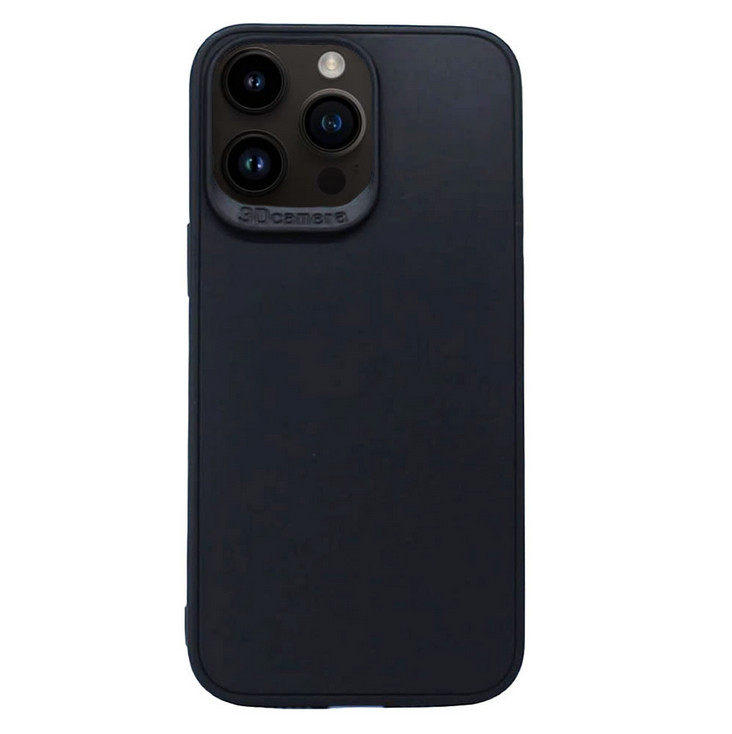 Husa protectie Apple iPhone 16 Pro Max, Matt TPU My Choice, silicon moale, neagra 2
