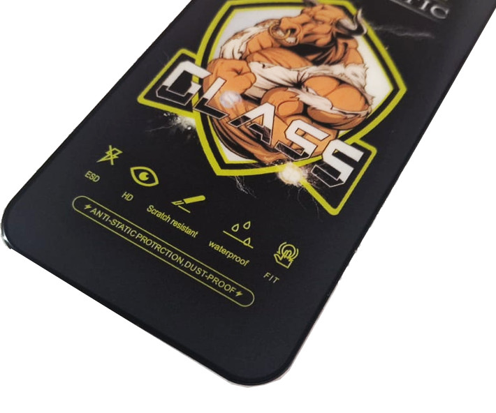 Folie sticla Apple iPhone 14, Full Glue Bull Antistatic, ESD, margini negre 3