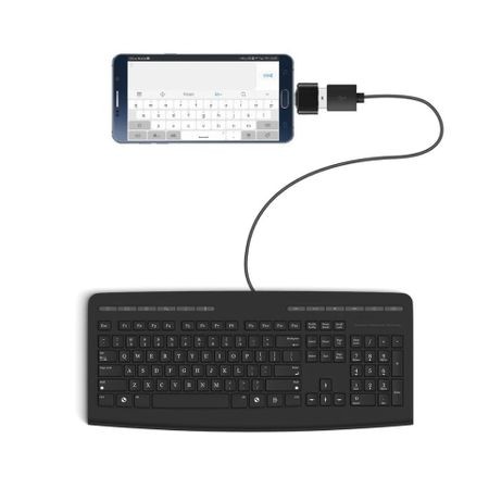 Adaptor OTG USB to MicroUSB, negru 3