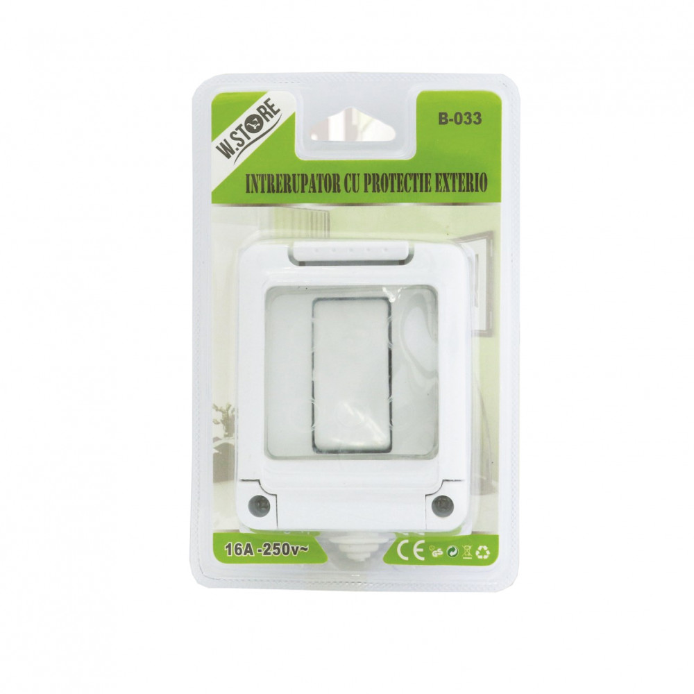 Intrerupator cu protectie exterior W.Store 2