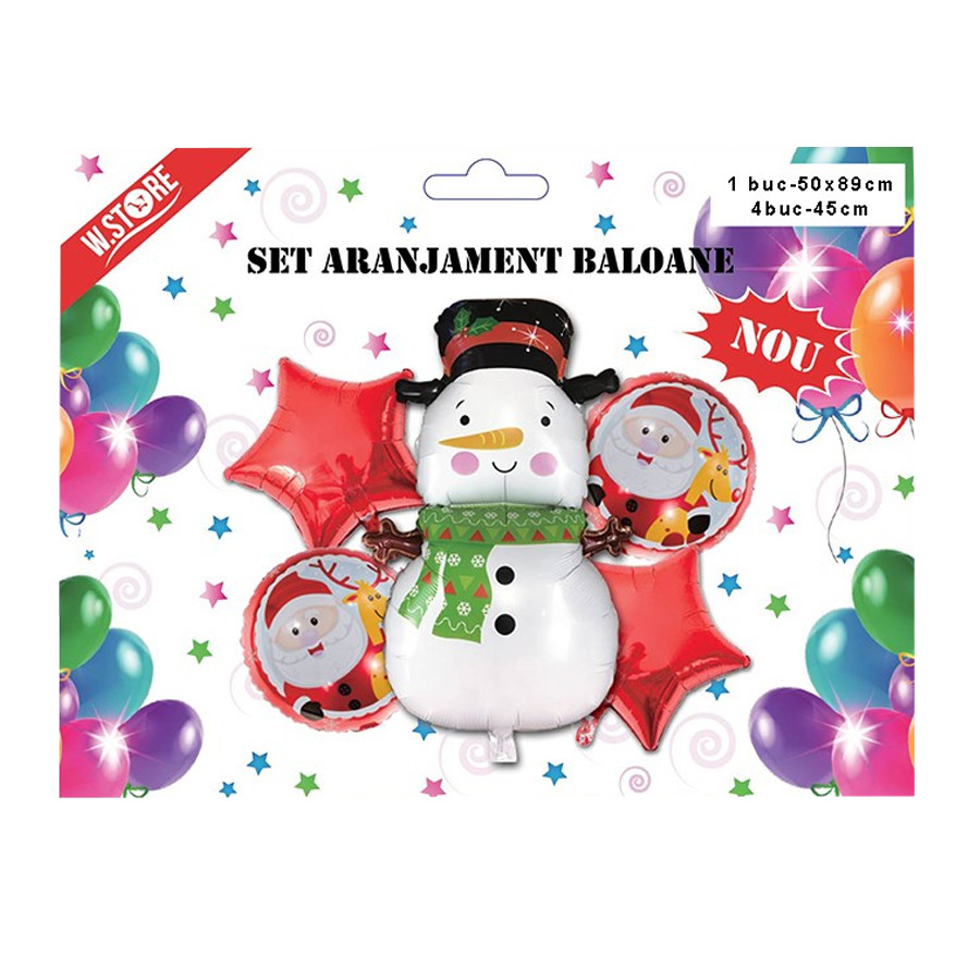 Set aranjament baloane Craciun, model 2 2
