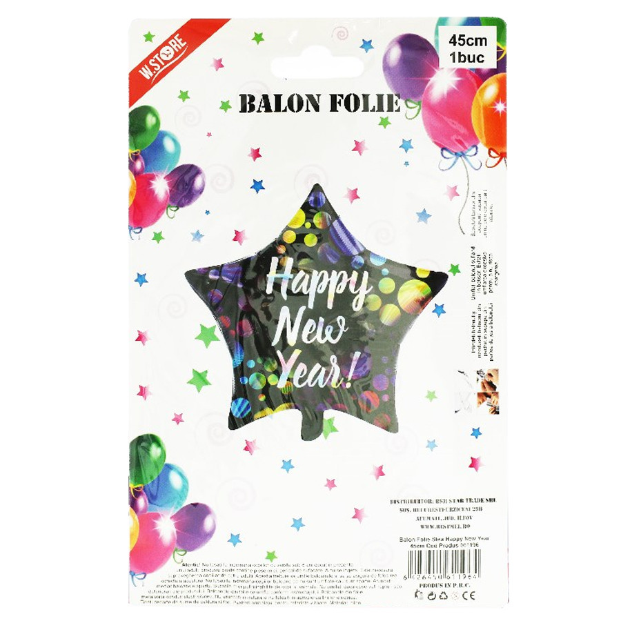Balon „Happy New Year”, 45 cm 2