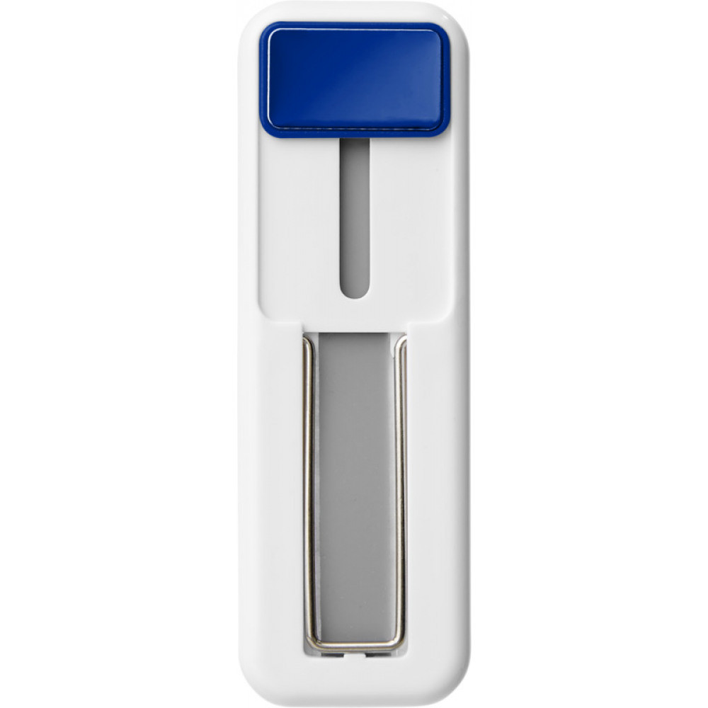 Suport universal pentru telefon, functie stand, alb/albastru 4