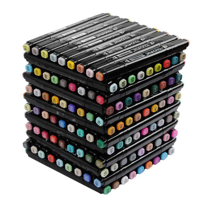 Set 36 markere cu doua capete Touch, geanta depozitare incluse 4