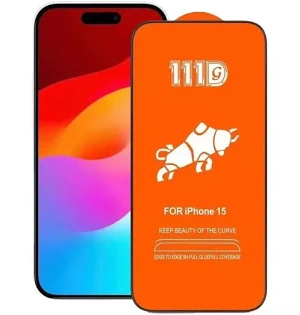 Folie de sticla Apple iPhone 16 Plus, Full Glue 111D, margini negre