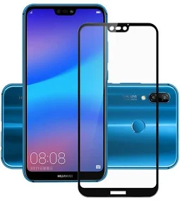 Folie de sticla Full Glue pentru Huawei P20 Lite, margini negre