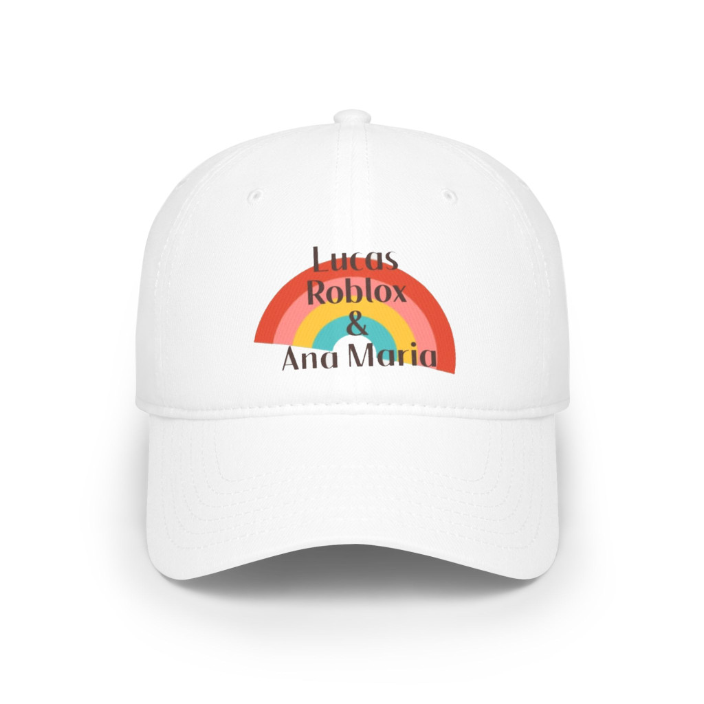 Sapca alba personalizata logo Ana si Lucas 2