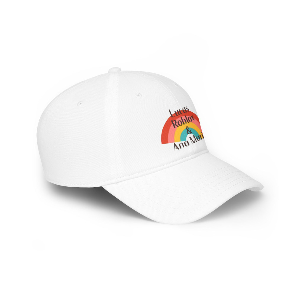 Sapca alba personalizata logo Ana si Lucas 3