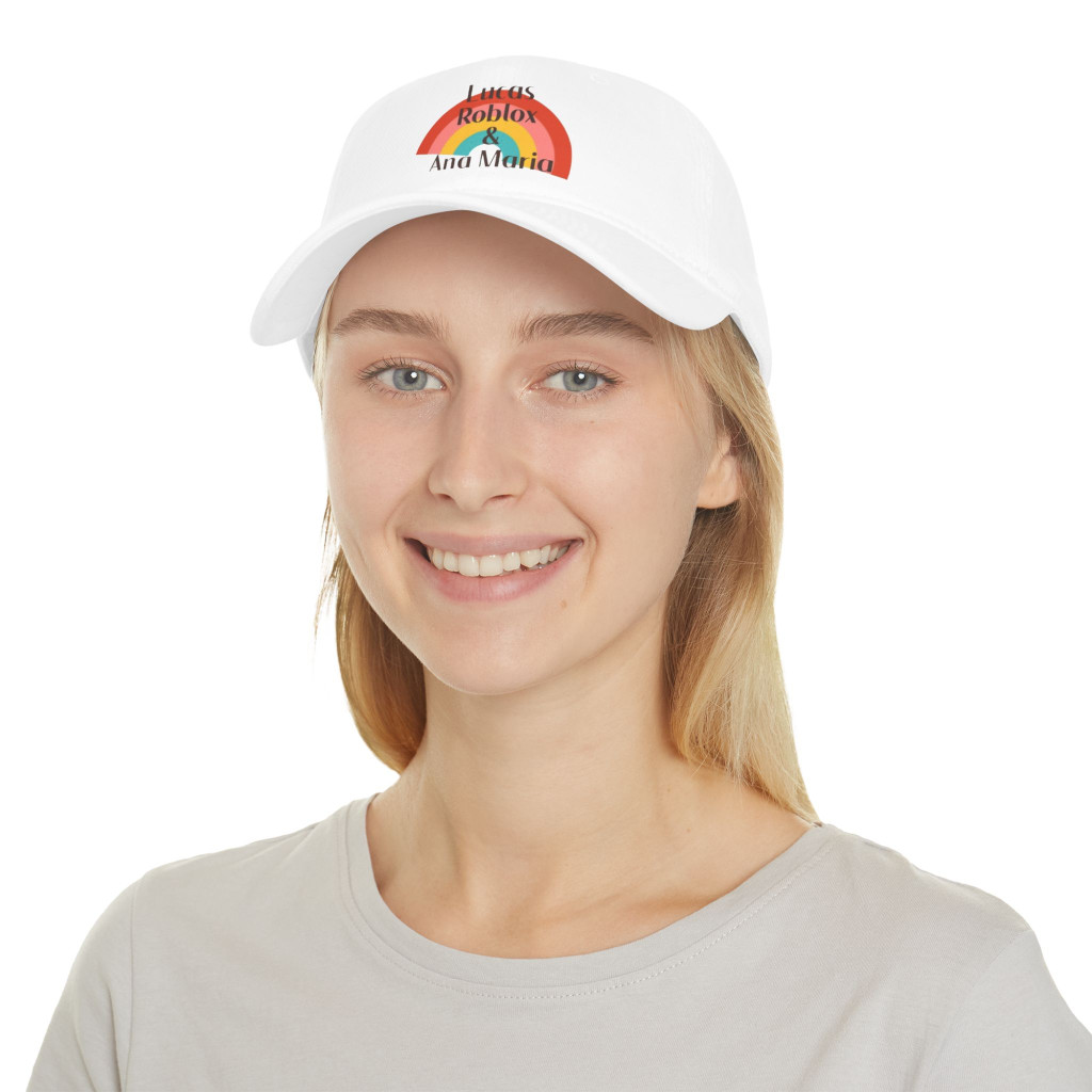 Sapca alba personalizata logo Ana si Lucas 4