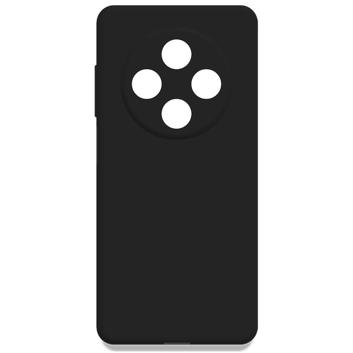 Husa Xiaomi Redmi 14C, Luxury Silicone, protectie camera, catifea in interior, neagra 2