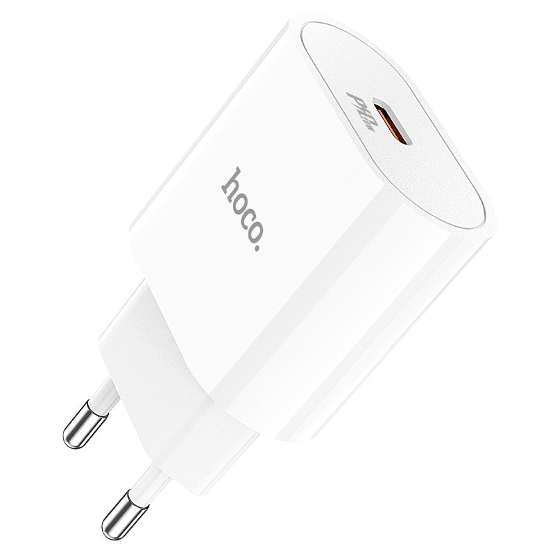 Incarcator casa Hoco C94A, 1 x USB-C PD 20W/3A, incarcare rapida, alb 2