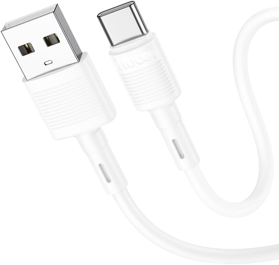 Cablu date si Incarcare Hoco X83, USB to Type-C (USB-C), 1 metru, 60W/3A, alb 3