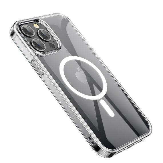 Husa protectie Apple iPhone 14 Pro, Hoco Premium Magsafe TPU, ShockProof, incarcare magsafe, transparenta 4