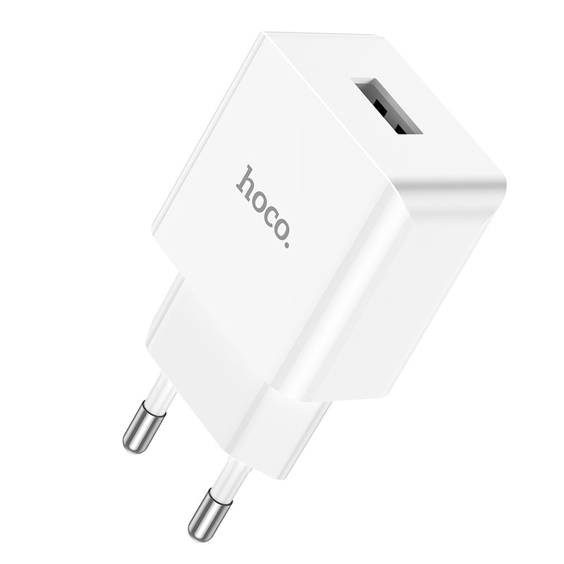 Incarcator casa cu port USB HOCO C106A, 2.1A/10.5W, alb 2