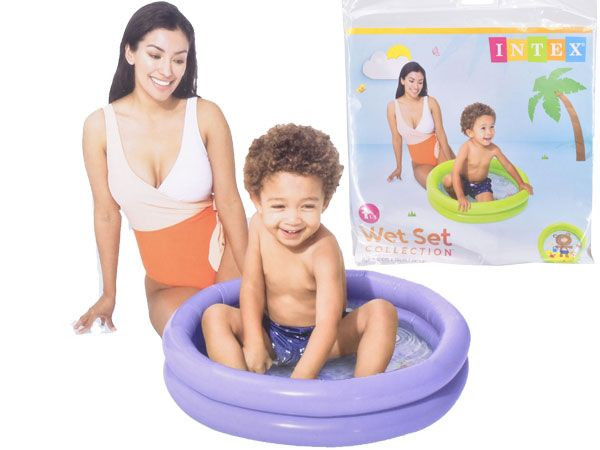 Piscină gonflabilă pentru copii Intex My First Pool 59409NP, 61 x 15 cm, mov 2