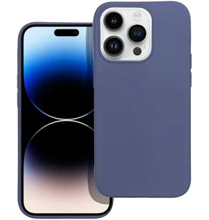 Husa Apple iPhone 14 Pro Max, Matt TPU, silicon moale, albastru inchis