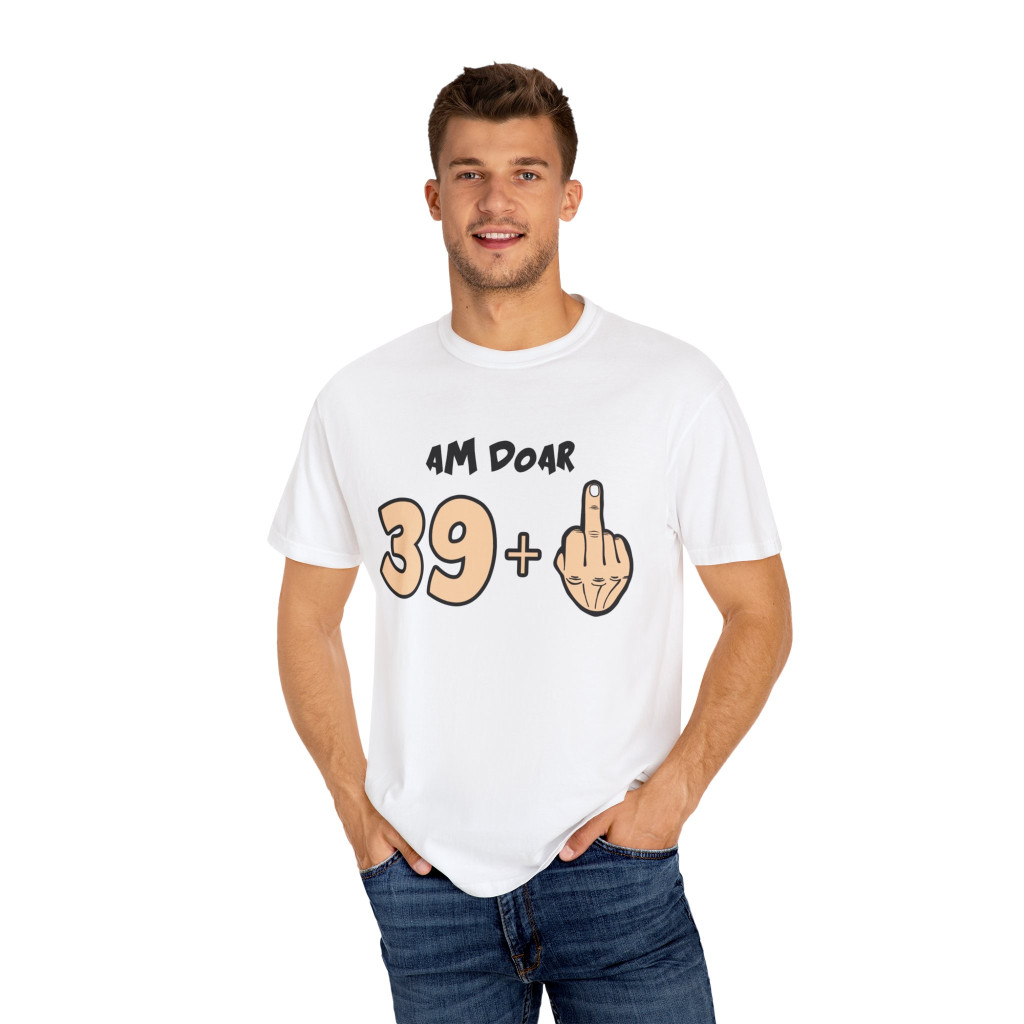 Tricou personalizat alb, unisex, varsta ta +, modal, diverse marimi 4