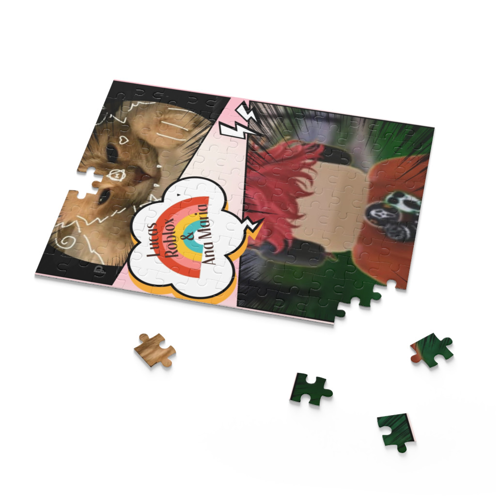 Puzzle 120 piese, 20 x 15 cm, Ana si Lucas 2