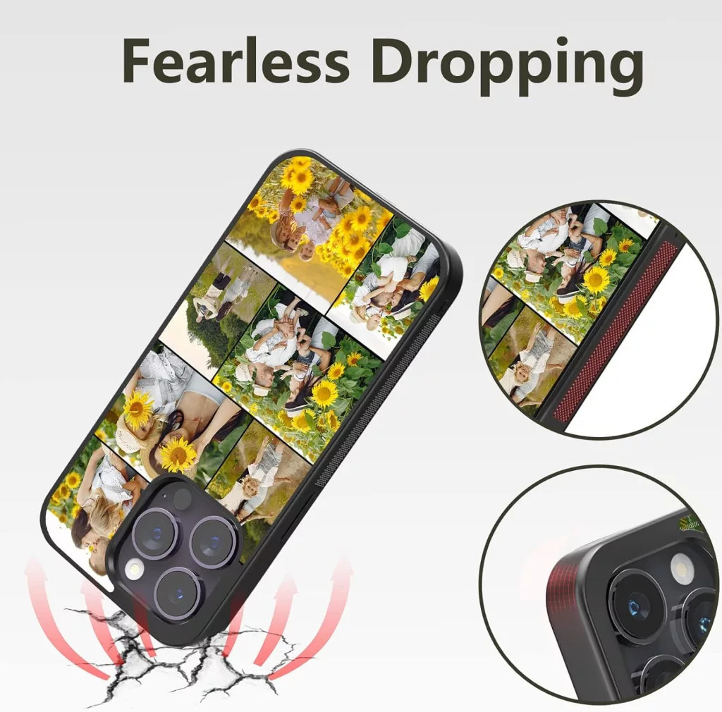 Husa Apple iPhone 12 Pro Max, Colorful Aluminium TPU, personalizata cu poza ta! 3