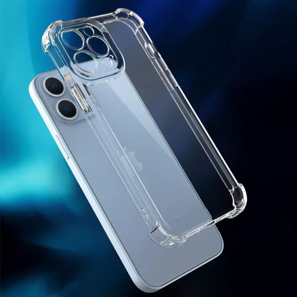 Husa Apple iPhone 16e, TPU transparent, intarituri in colturi, protectie camere, grosime 1,5 mm 2