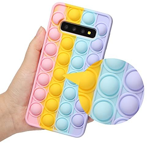 Husa antistres Pop It! pentru Apple iPhone 12 Pro Max, multicolora, model 1 5