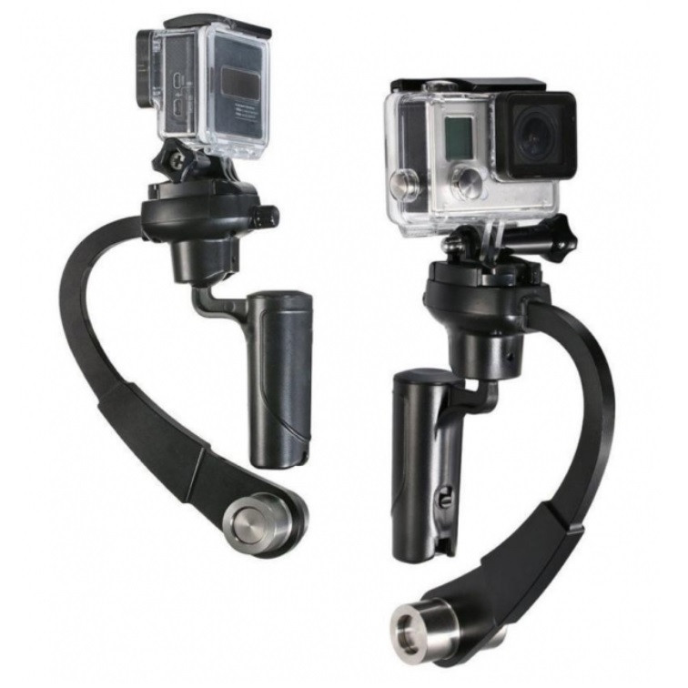 Gimbal / suport stabilizator universal manual pentru camere GoPro/Xiaomi/Elecam/SJCAM), albastru 2
