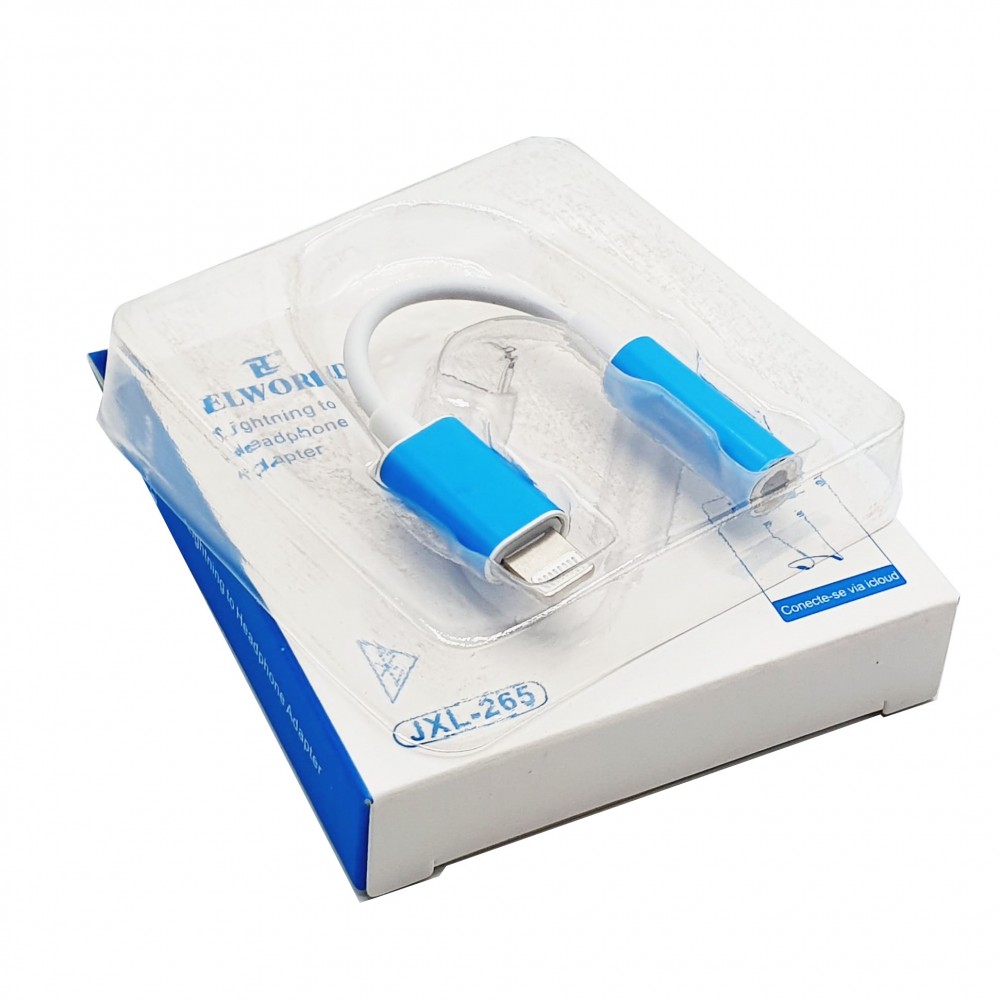 Cablu adaptor Lightning to jack 3.5 mm JXL-265,  iPhone/IPad, alb 2