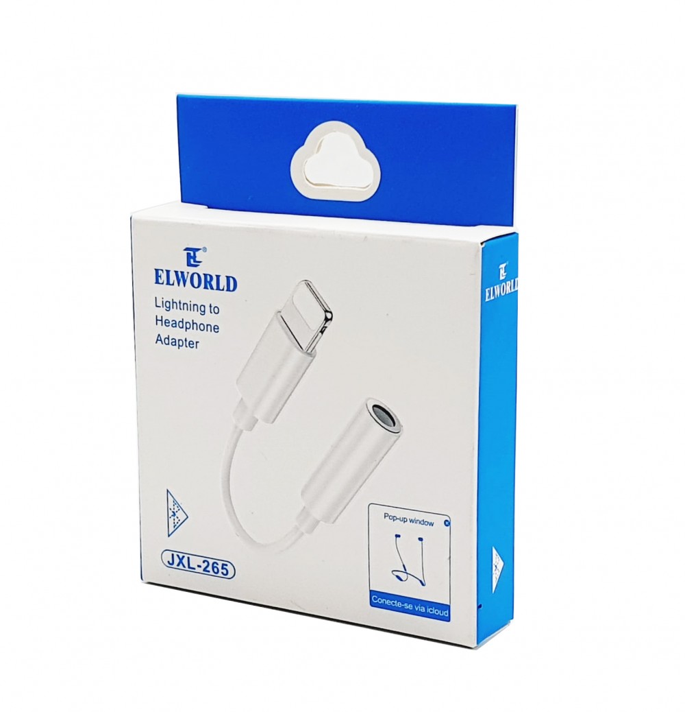 Cablu adaptor Lightning to jack 3.5 mm JXL-265,  iPhone/IPad, alb 3