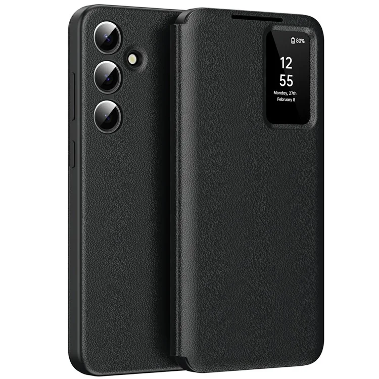 Husa Flip Smart » Samsung Z Fold6, Magnetic View, Wallet, Deep Black