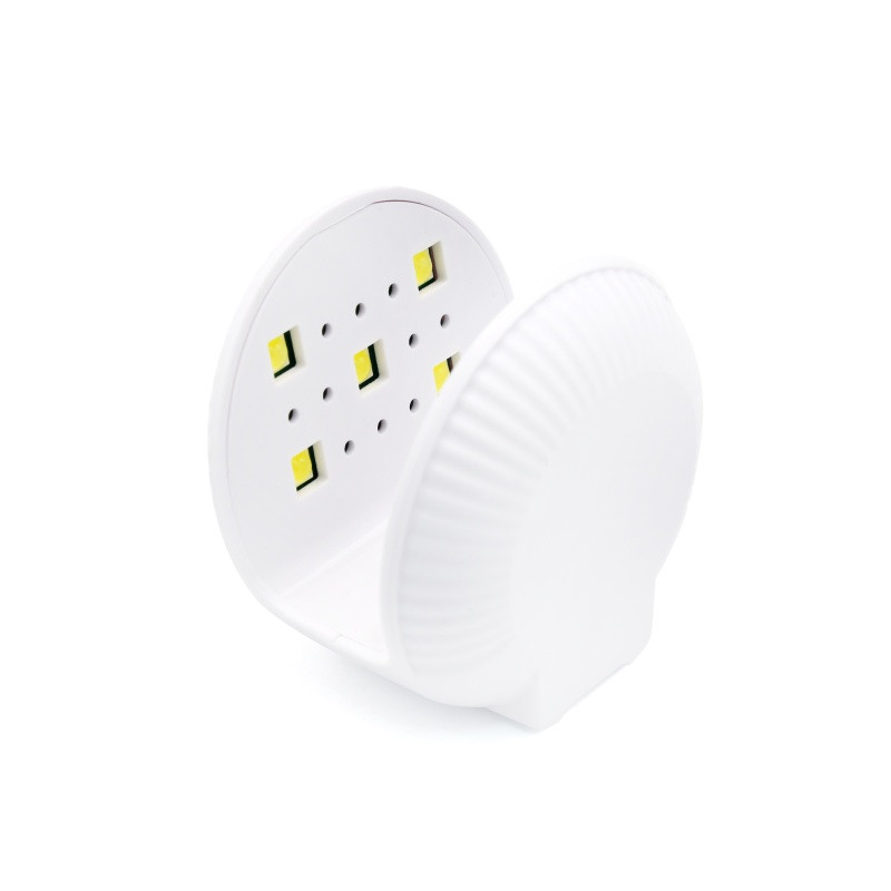 Mini lampa UV Aorlis AO-78040, 5 LED-uri, 6W, actionare pe unghie, roz 4