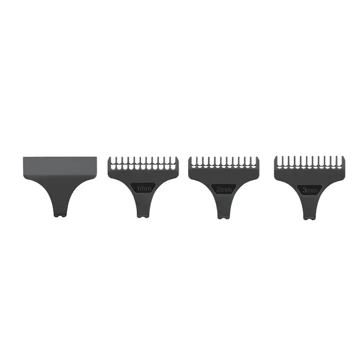 Aparat de tuns Floria ZLN8573, acumulator intern, incarcare cablu 220V, pentru par si barba, negru 3