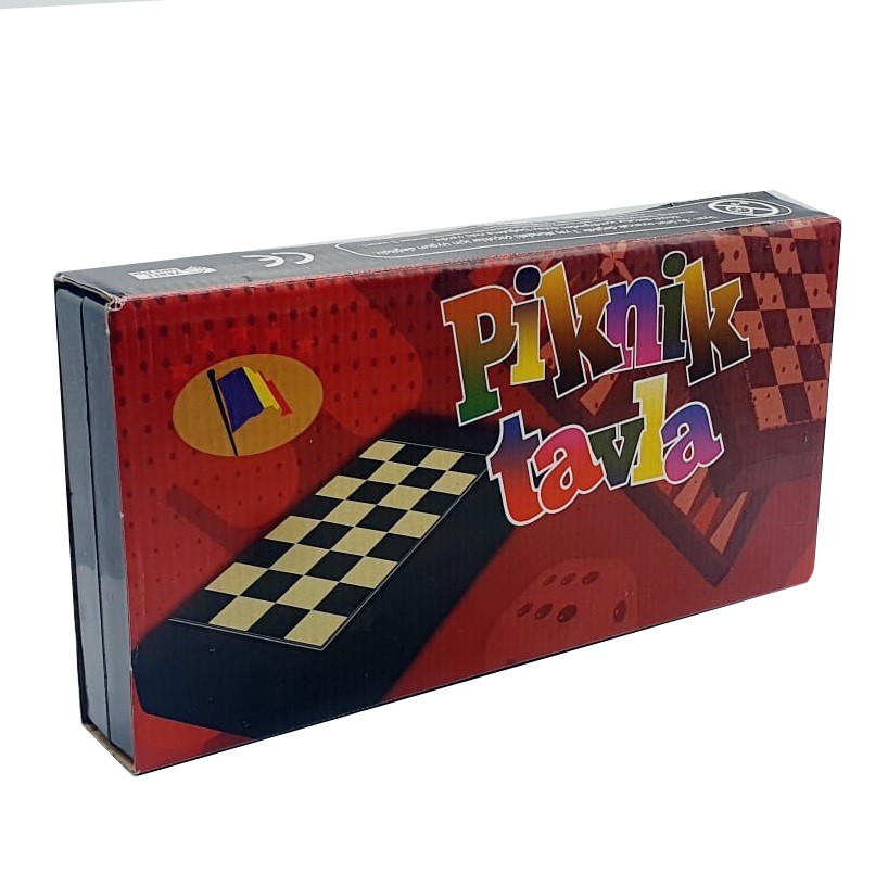 Set joc table / backgammon, plastic, 28 x 28 cm 3