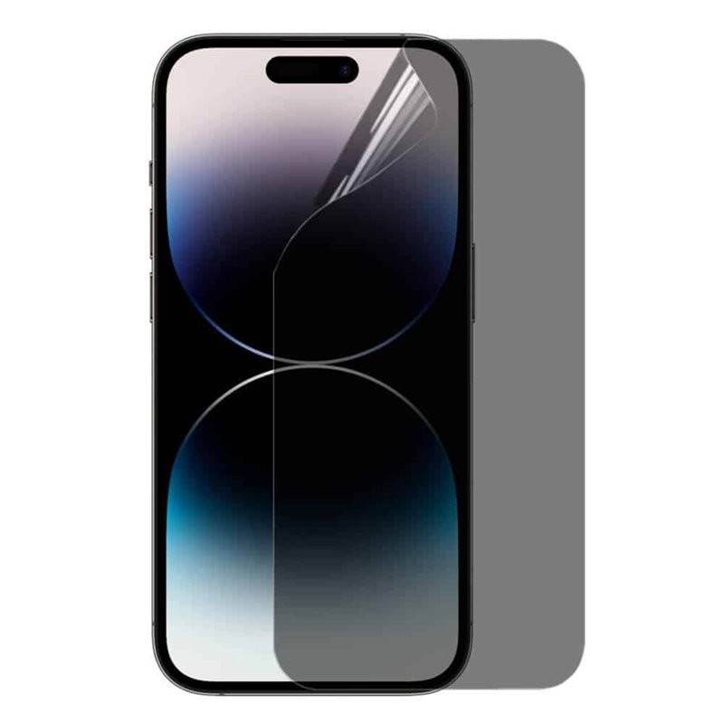 Folie Privacy TPU iPhone 16 Pro, Hydrogel, anti-spion, mata, ultra subtire, regenerabila 2