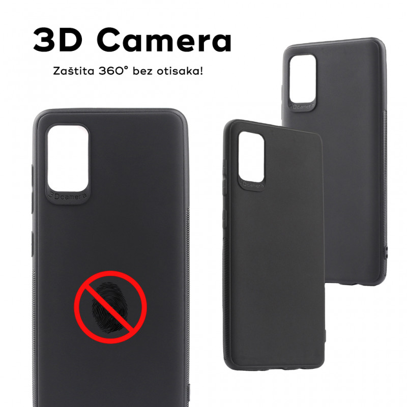 Husa Samsung Galaxy A51, Matt TPU My Choice, silicon moale, protectie camere, neagra 2