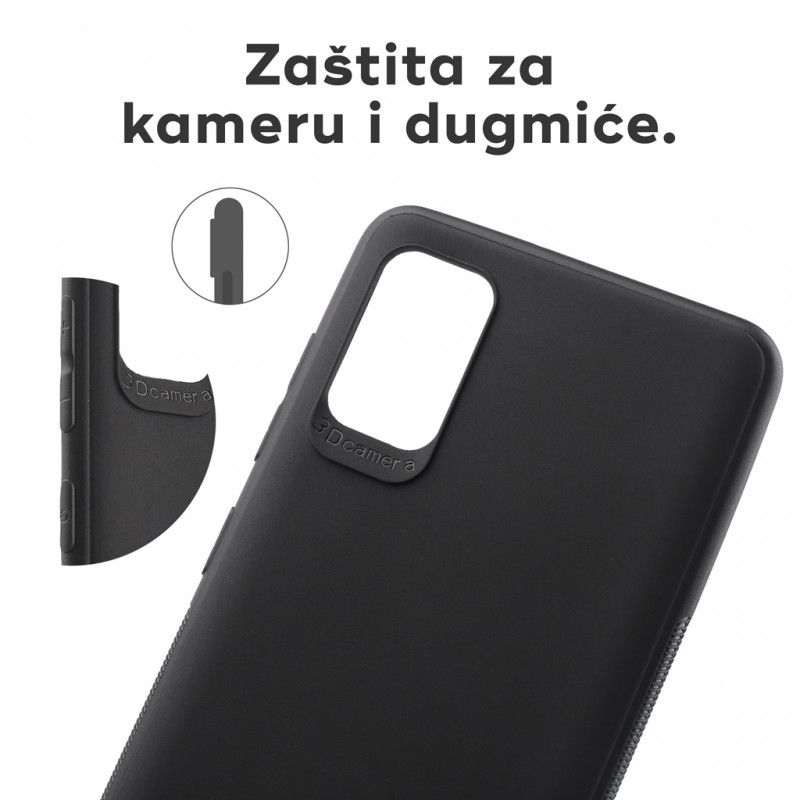 Husa Samsung Galaxy A51, Matt TPU My Choice, silicon moale, protectie camere, neagra 3