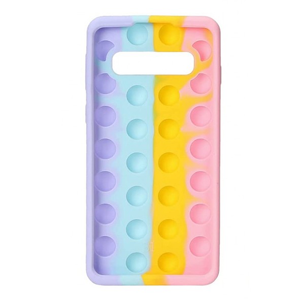 Husa antistres Pop It! pentru Samsung Galaxy S10, multicolora 2