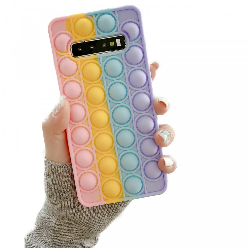 Husa antistres Pop It! pentru Samsung Galaxy S10, multicolora 4
