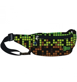 Borseta St.Majewski St. Right Pixel Gamer, negru/verde/maro