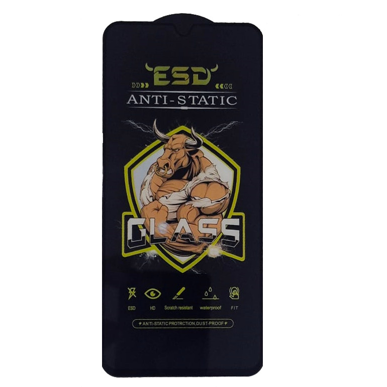 Folie de sticla Huawei P30 Lite, Full Glue Bull Antistatic, ESD, margini negre