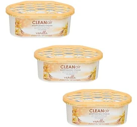 Dezumidificator pasiv cutie, aroma de vanilie, 100 grame, 3 bucati