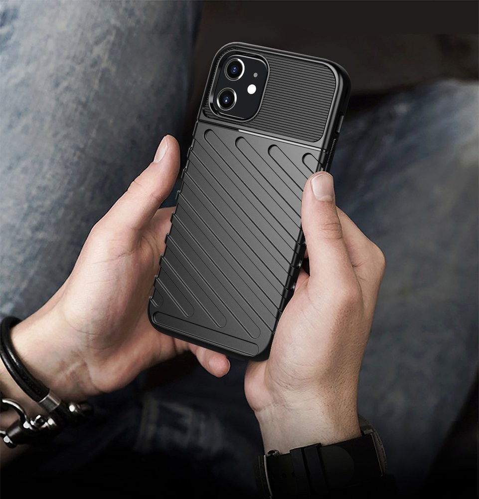 Husa Thunder Case pentru Apple iPhone 13, albastru inchis 3