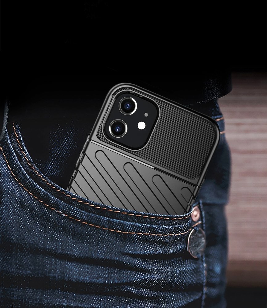 Husa Thunder Case pentru Apple iPhone 13, albastru inchis 4