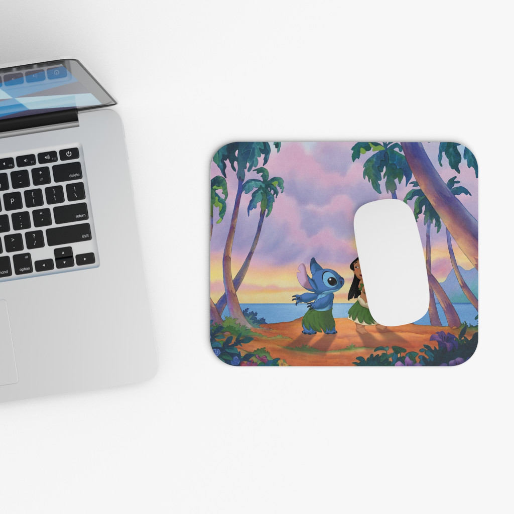 Mousepad personalizat, design Stitch dancing, 22 x 18 cm 3