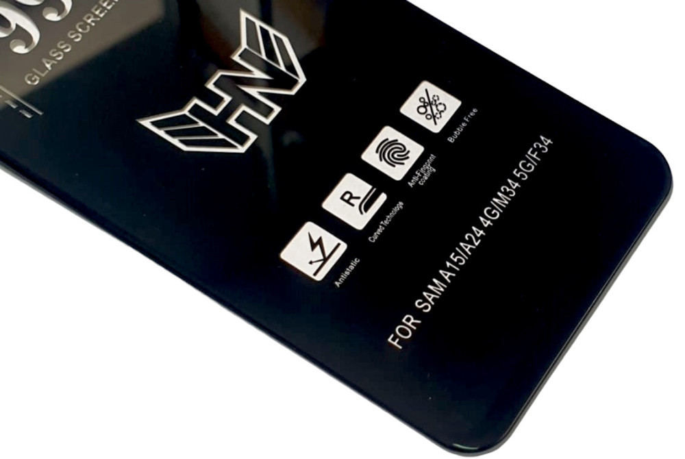 Folie sticla Samsung Galaxy A22 5G, Full Glue 99H, ESD, premium, margini negre 3