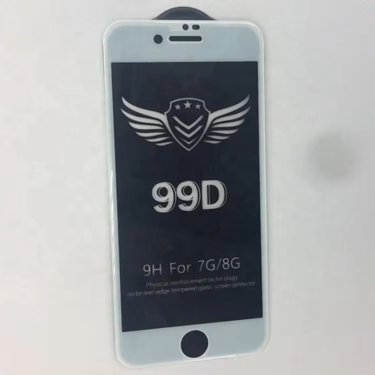 Folie de sticla Apple iPhone 6 Plus / 6S Plus, 99D Full Glue, margini albe 2